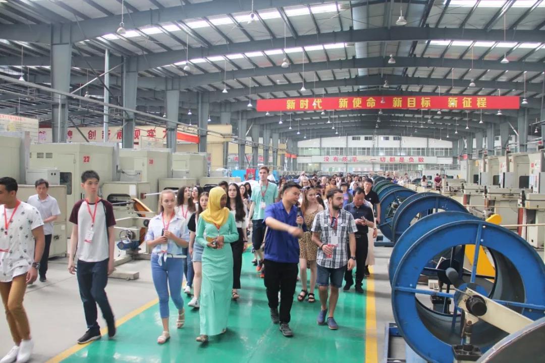 北京语言大学师生莅临我司参观考察