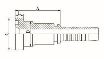 SAE 法兰 6000PSI ISO 12151-3-SAE J516