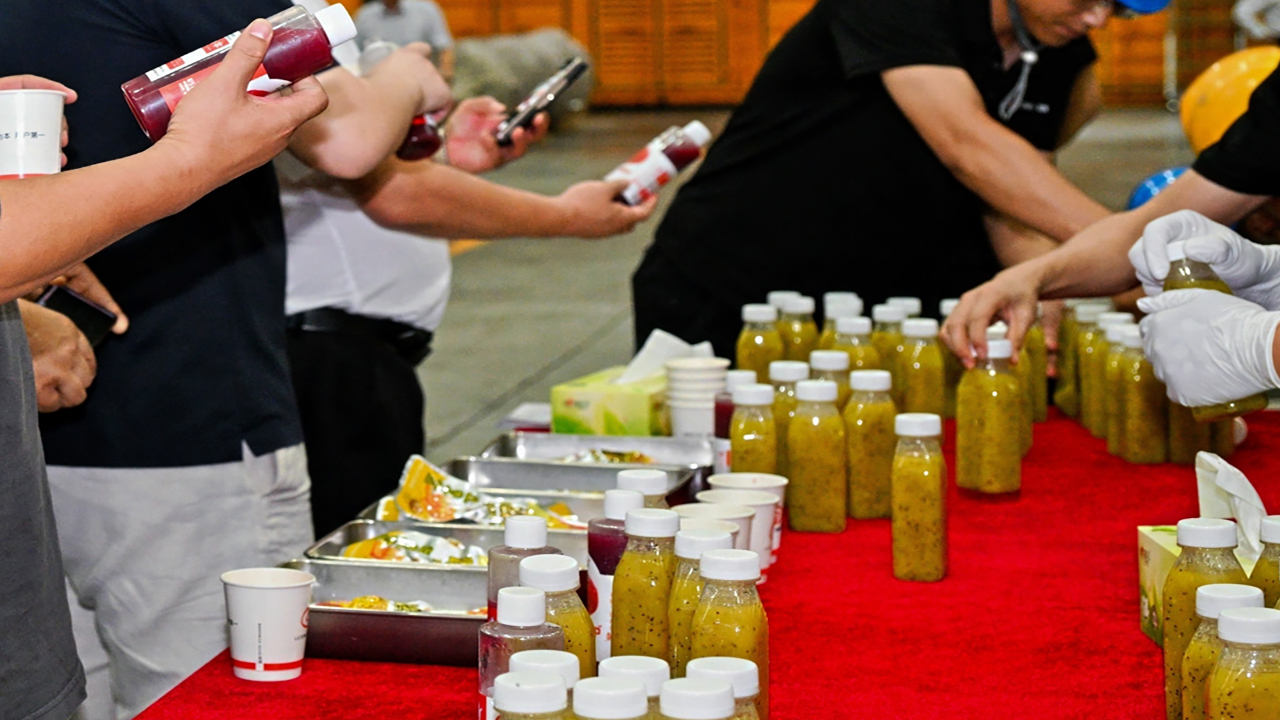 超高压HPP灭菌代工解决方案应用于三爱沐春堂月饼/姜汁啤酒/柑橘汁/猕猴桃汁/白酒HPP灭菌